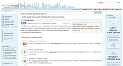 Desktop Screenshot of dutchgrammar.com