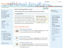 Tablet Screenshot of dutchgrammar.com