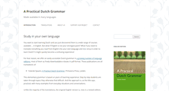 Desktop Screenshot of dutchgrammar.org