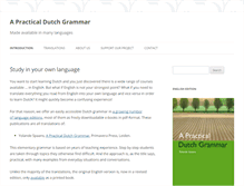 Tablet Screenshot of dutchgrammar.org